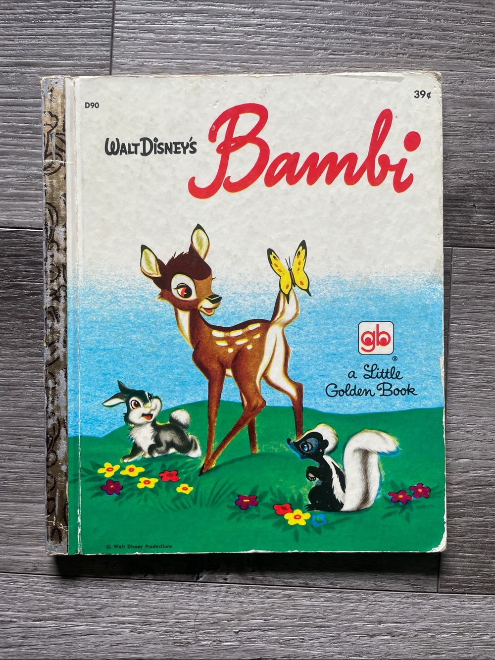 Rare Walt Disney's Bambi Little Golden Book